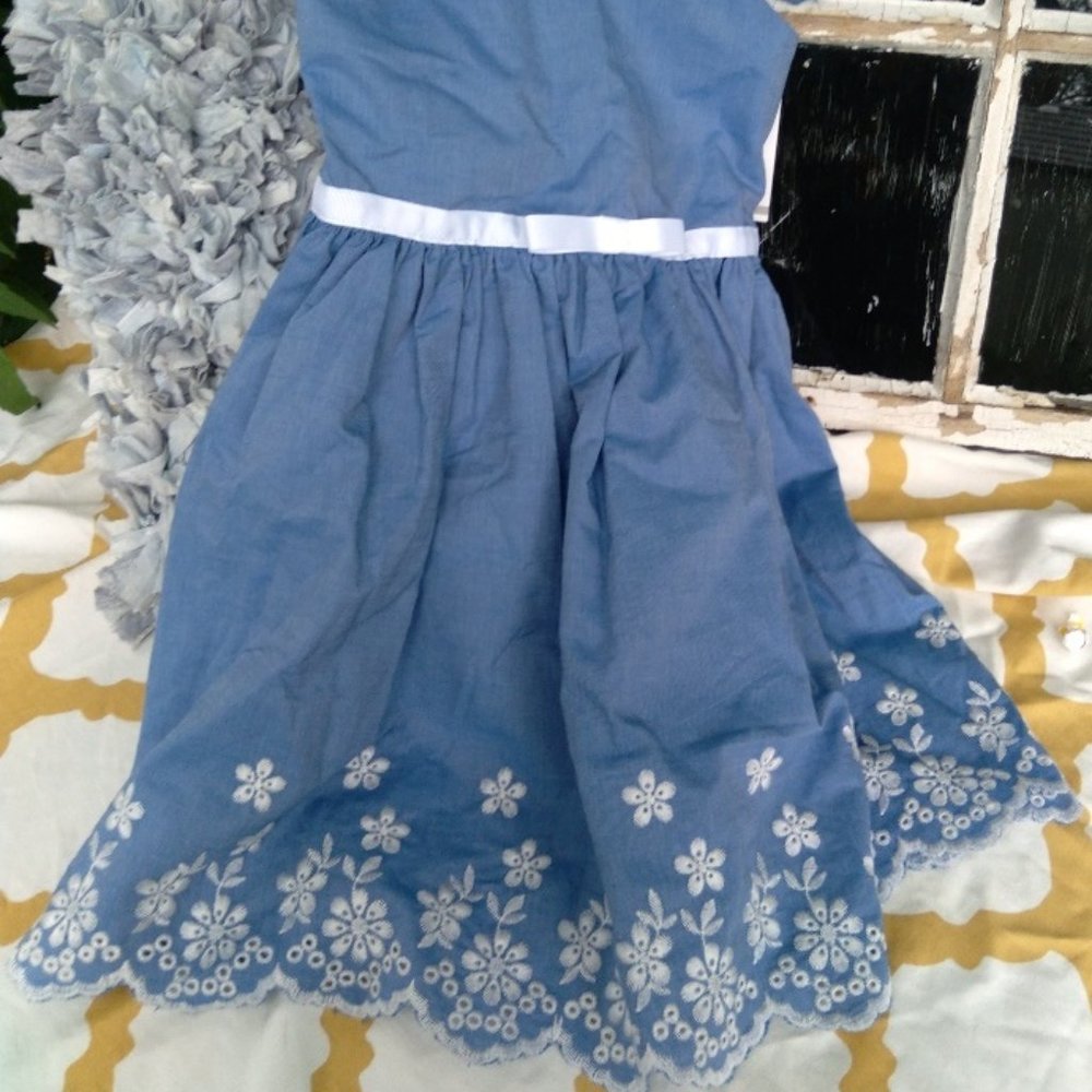 Blue Sleeveless Dress size 4/5